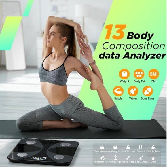 3/$30🏷 NWT RunStar Smart Body Fat Scale Bluetooth App 13 Metrics - Picture 3 of 12